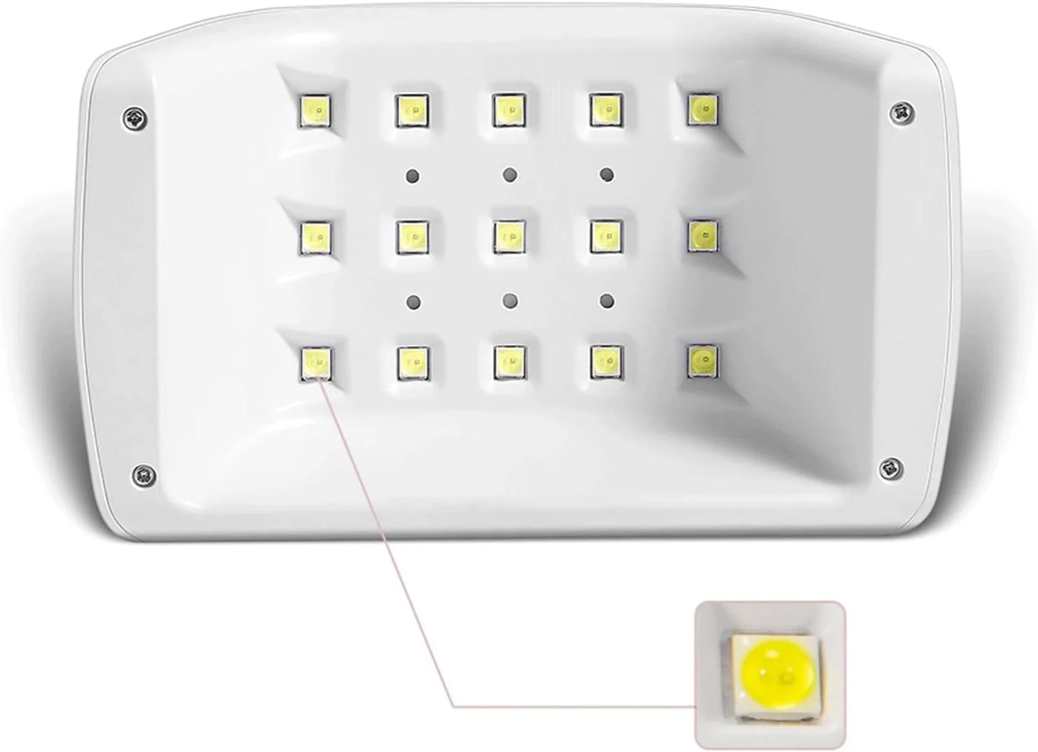 دستگاه خشک کن لاک ناخن LED، دستگاه خشک کن ژل ناخن با تایمر و سنسور خودکار، ابزار حرفه ای ناخن