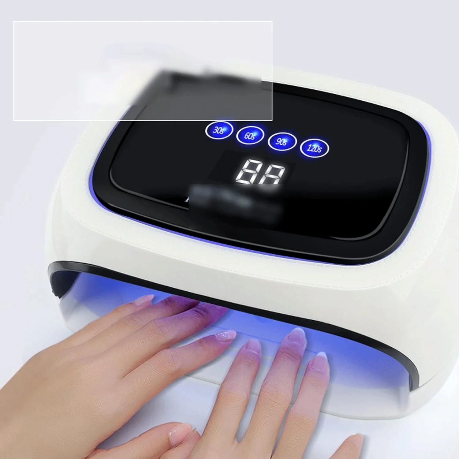 دستگاه خشک کن لاک ناخن 108 وات با تایمر چند سرعته و 42 لامپ LED دوگانه
