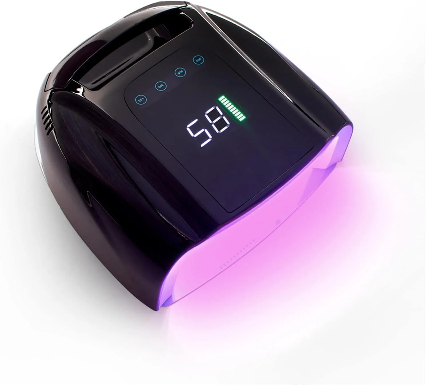 دستگاه خشک کن لاک ناخن، قابل شارژ با دسته، دستگاه خشک کن لاک ژل بی سیم، چراغ LED برای ناخن