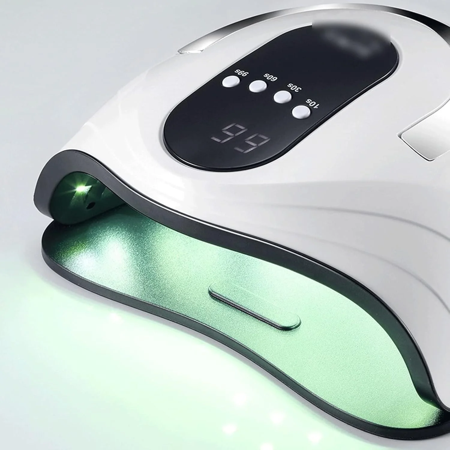 دستگاه خشک کن لاک ناخن، لامپ LED پرقدرت 120 وات، دستگاه خشک کن لاک ژل