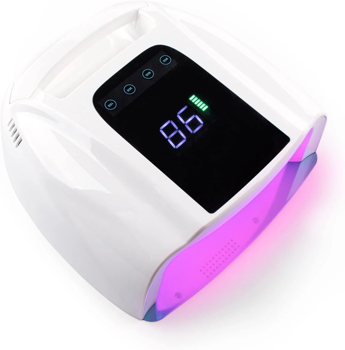 دستگاه خشک کن لاک ناخن، قابل شارژ با دسته، دستگاه خشک کن لاک ژل بی سیم، چراغ LED برای ناخن