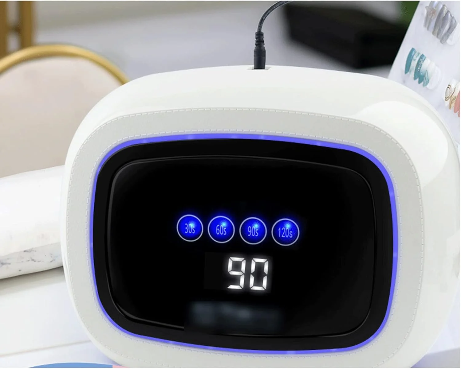 دستگاه خشک کن لاک ناخن 108 وات با تایمر چند سرعته و 42 لامپ LED دوگانه