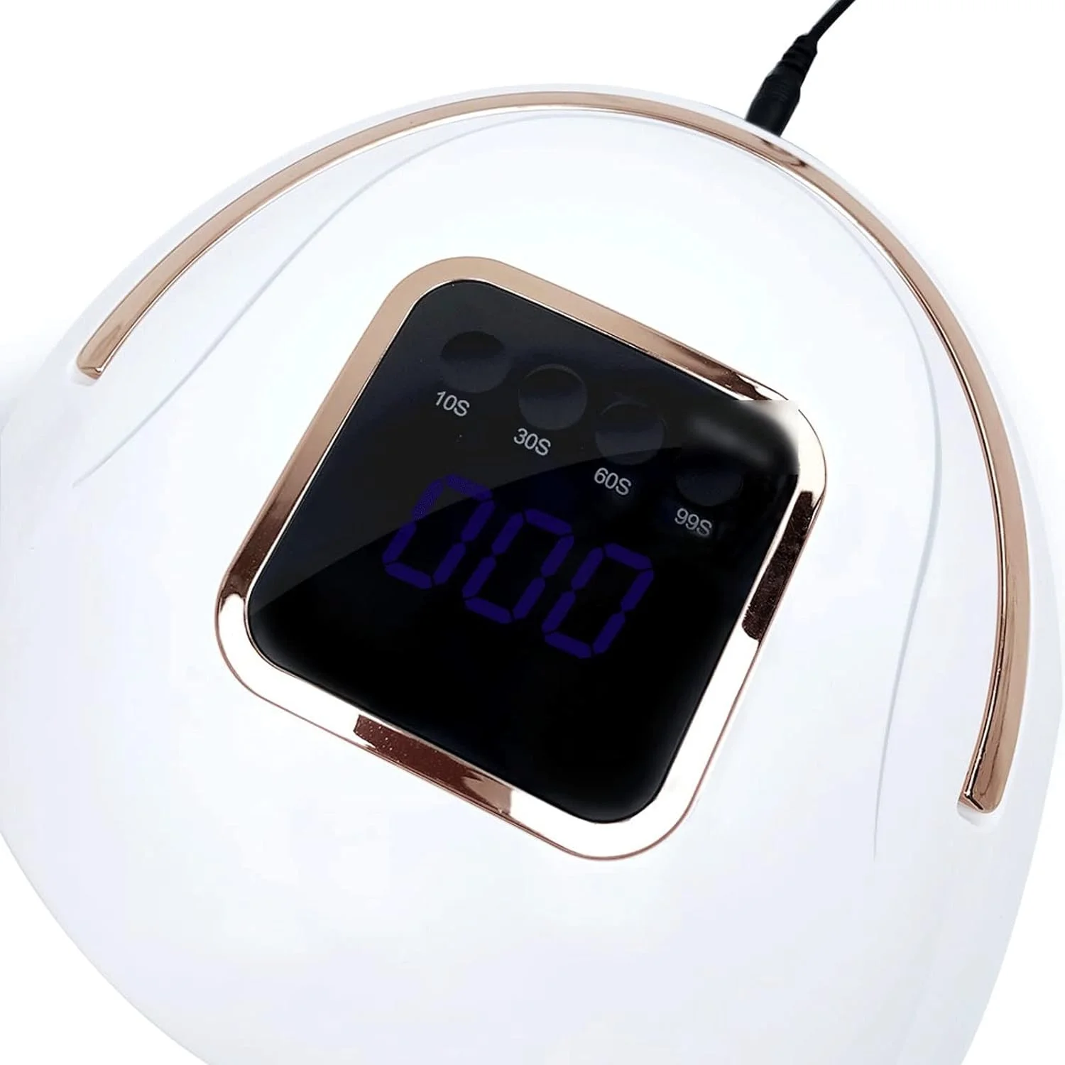 لامپ ناخن، لامپ ناخن 72 وات، دستگاه خشک کن لاک ناخن، خشک کردن سریع با تایمر، نمایشگر LCD، لامپ ناخن ژلی