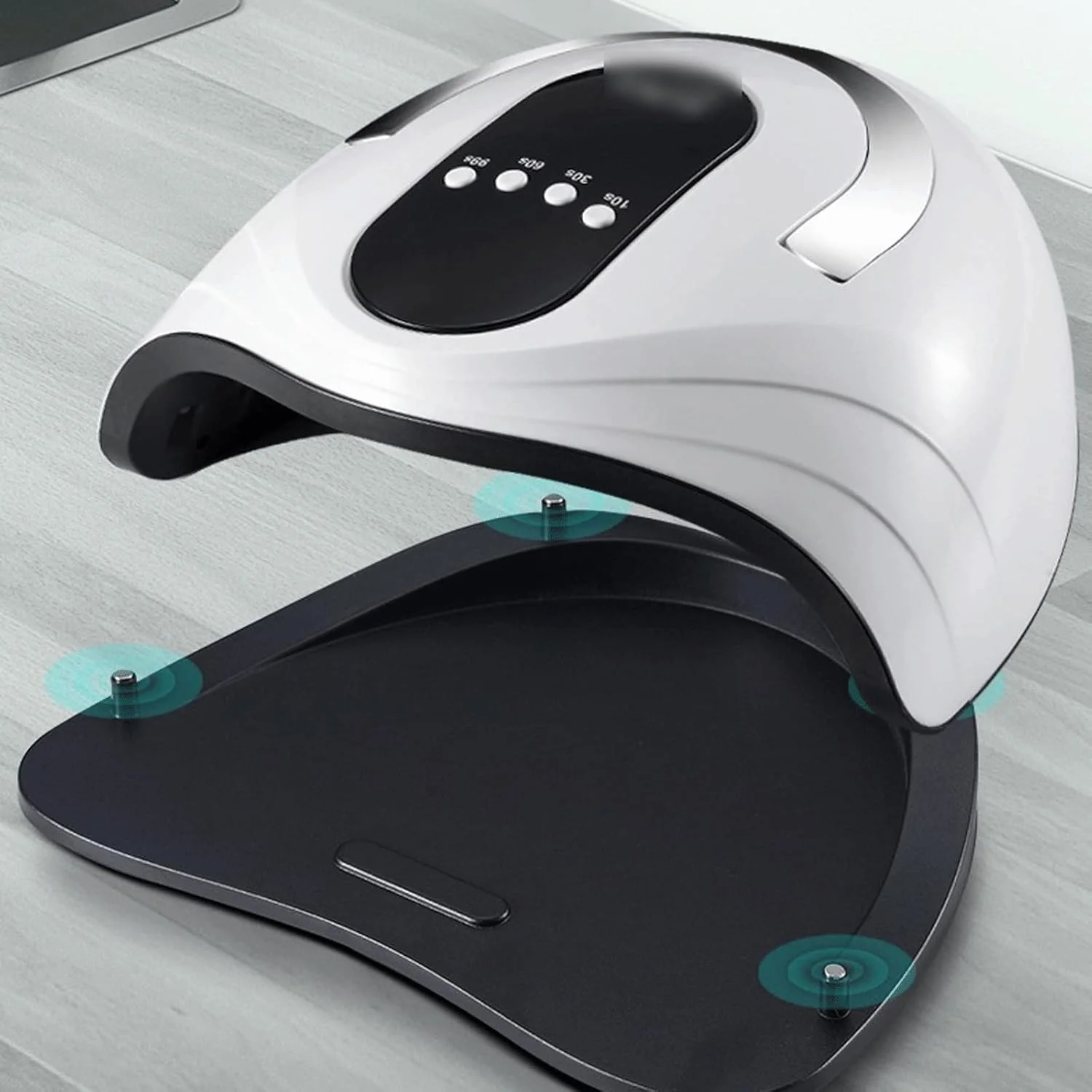 دستگاه خشک کن لاک ناخن، لامپ LED پرقدرت 120 وات، دستگاه خشک کن لاک ژل