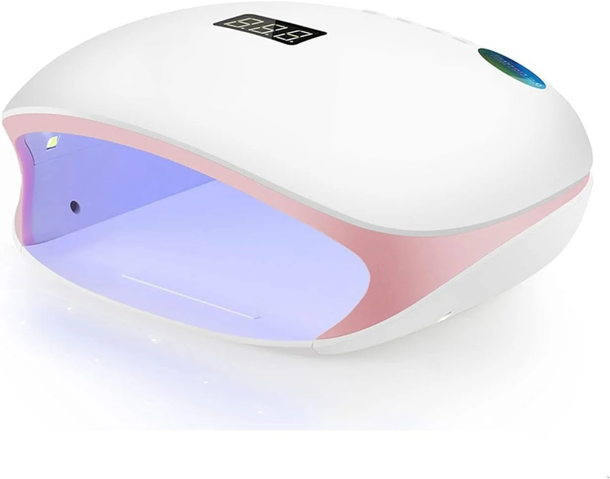 دستگاه خشک کن لاک ناخن LED، مناسب برای خشک کردن انواع لاک ژل با سنسور هوشمند، مناسب برای مانیکور ناخن، تجهیزات سالن (رنگ: Hortel)