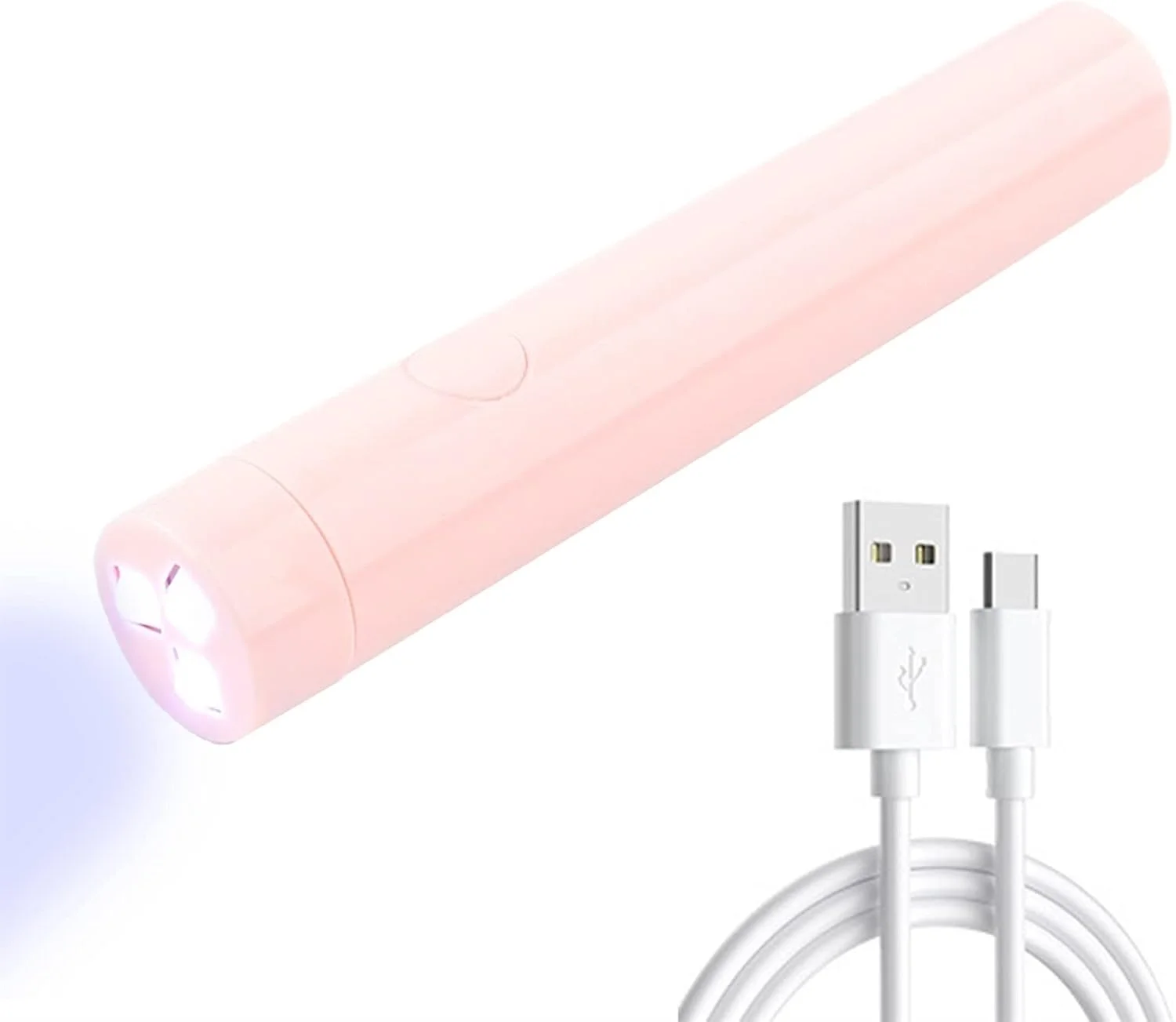 چراغ ناخن، دستگاه خشک کن سریع قابل حمل USB، ابزار فتوتراپی خانگی، چراغ LED حرفه ای ناخن، مینی چراغ قوه قلمی