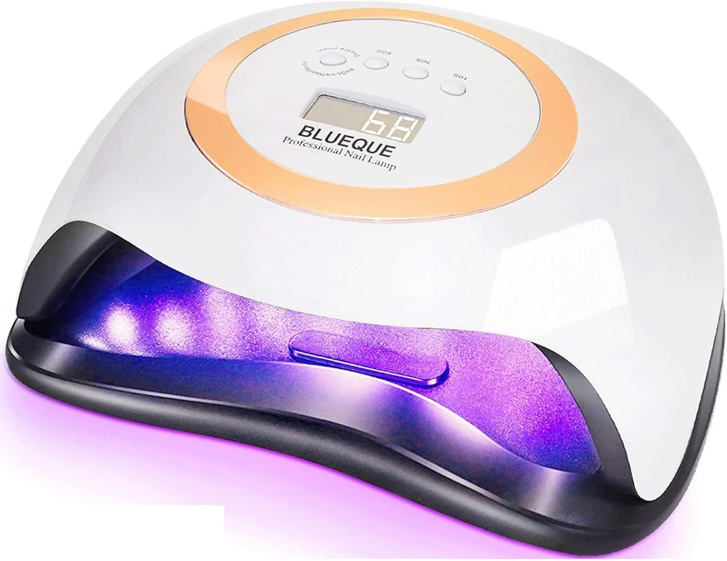 دستگاه خشک کن لاک ناخن، قابل حمل، مناسب برای استفاده در سالن و منزل، به همراه 4 ابزار طراحی ناخن و تایمر (رنگ: 2)