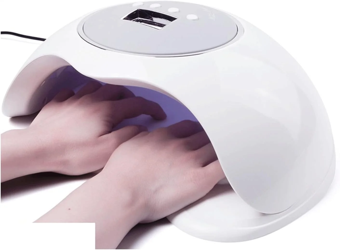 دستگاه خشک کن لاک ناخن 72 وات SMART ICE، دستگاه خشک کن سریع لاک ژل ناخن، تایمر 10S/30S/60S/99S، مناسب برای هر دو دست