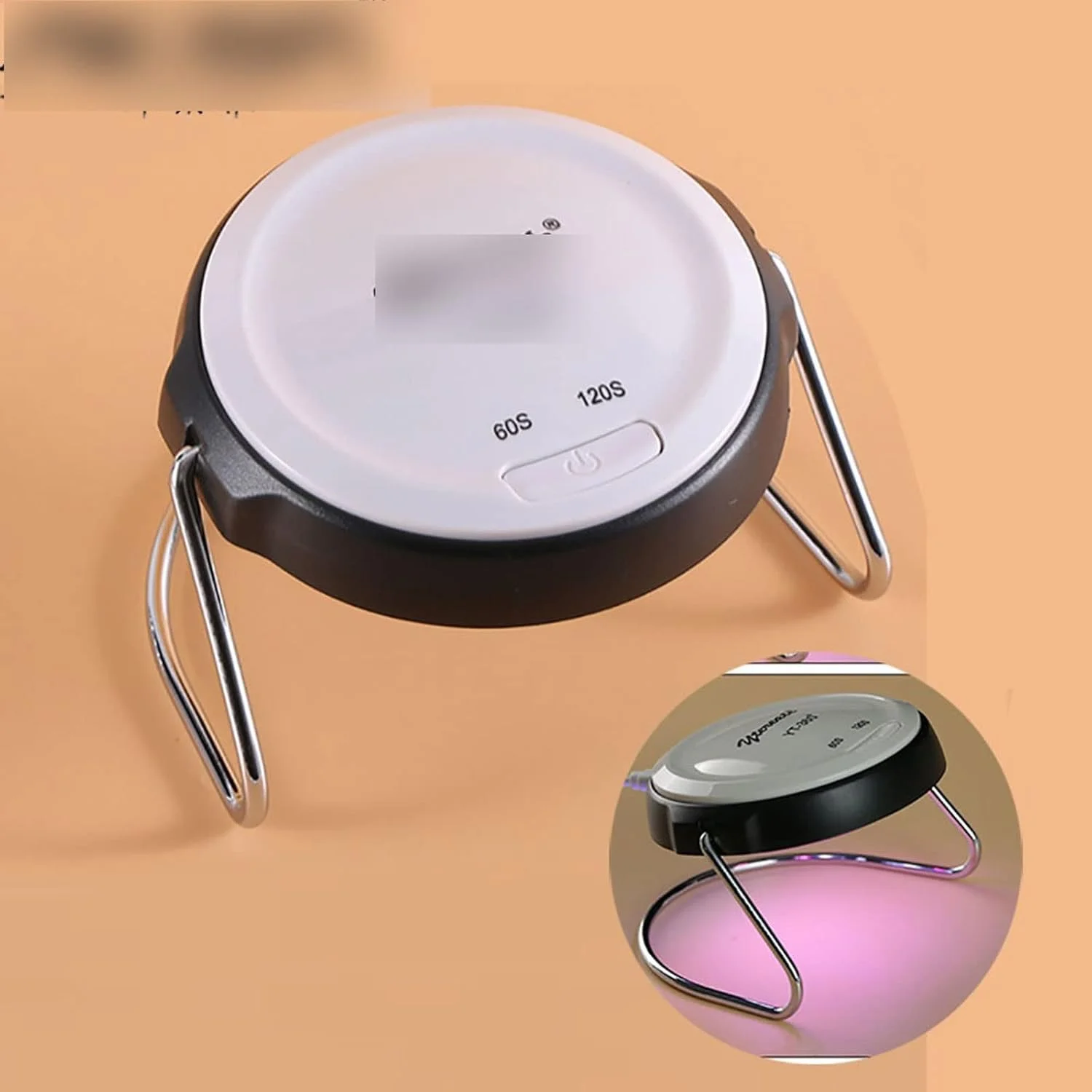 دستگاه خشک کن لاک ناخن LED 18 وات، طراحی قابل حمل با حسگر هوشمند، مناسب برای خشک کردن انواع لاک ژل