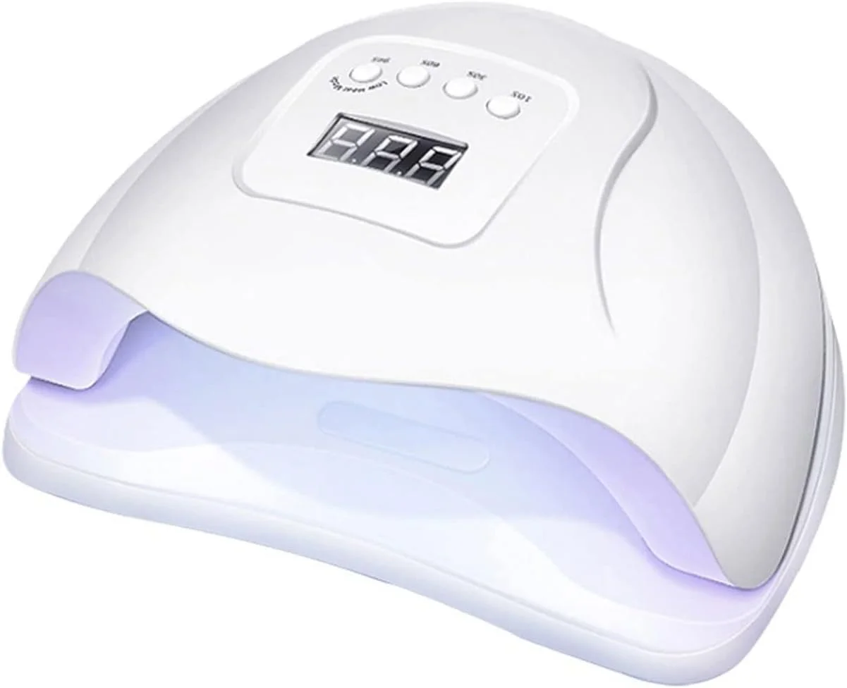 دستگاه خشک کن لاک ناخن LED، مناسب برای خشک کردن انواع لاک ژل با حسگر حرکتی، مناسب برای مانیکور و پدیکور سالنی (رنگ: Hortel)