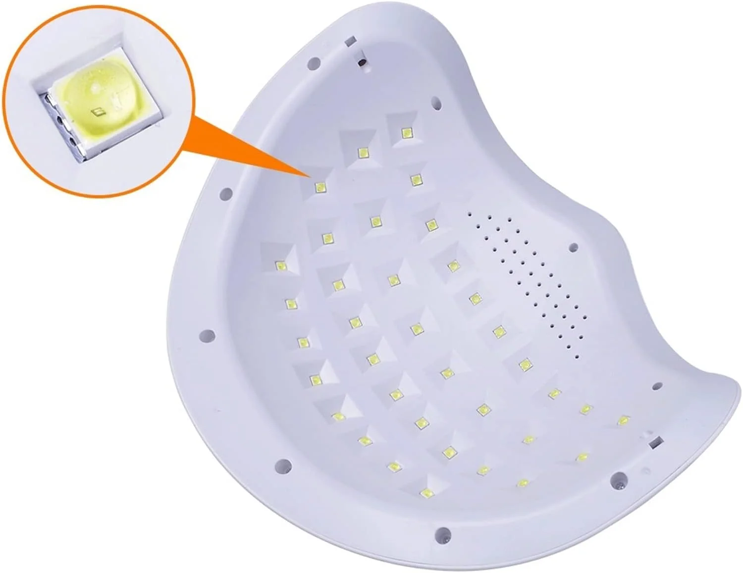 دستگاه خشک کن لاک ناخن 72 وات SMART ICE، دستگاه خشک کن سریع لاک ژل ناخن، تایمر 10S/30S/60S/99S، مناسب برای هر دو دست