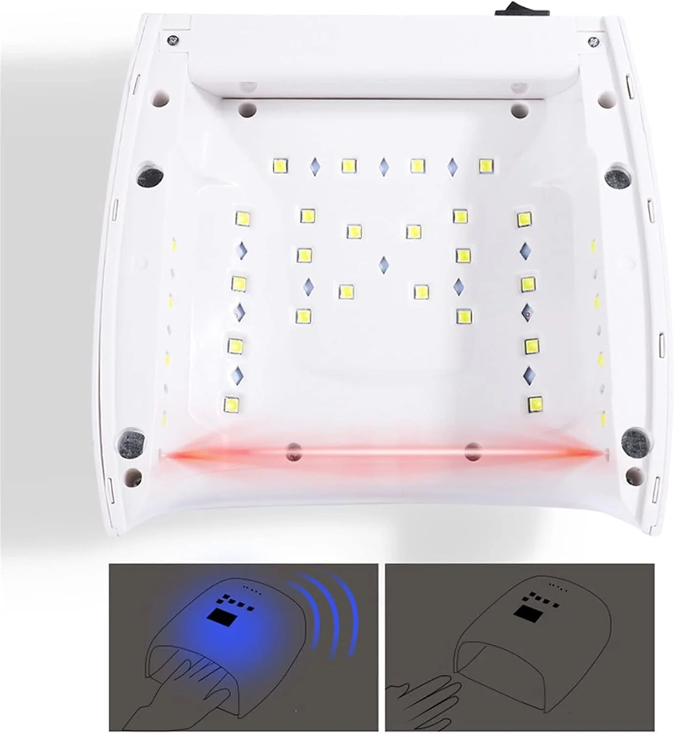 دستگاه خشک کن لاک ناخن، دستگاه مانیکور و پدیکور بی سیم 48 وات