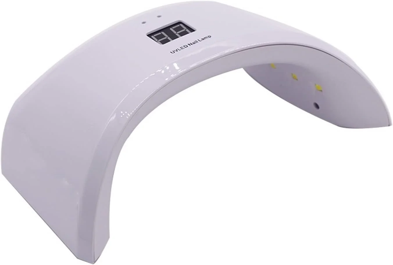 چراغ ناخن، چراغ ال ای دی 24 واتی قابل شارژ با USB، خشک کن ناخن ال ای دی با تایمر دکمه LCD، چراغ ژل ناخن برای خشک کردن انواع لاک ژل