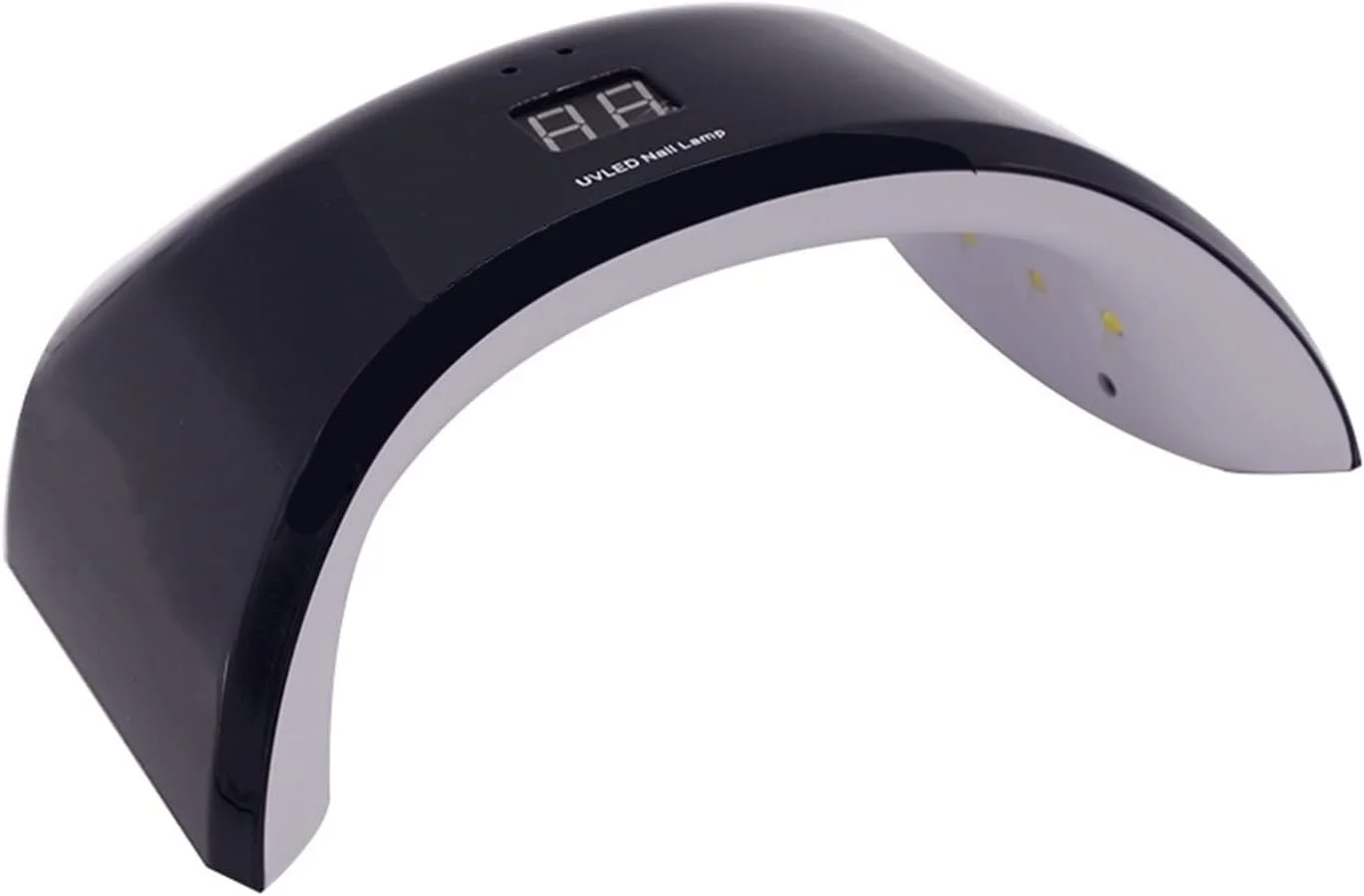 چراغ ناخن، چراغ ال ای دی 24 واتی قابل شارژ با USB، خشک کن ناخن ال ای دی با تایمر دکمه LCD، چراغ ژل ناخن برای خشک کردن انواع لاک ژل