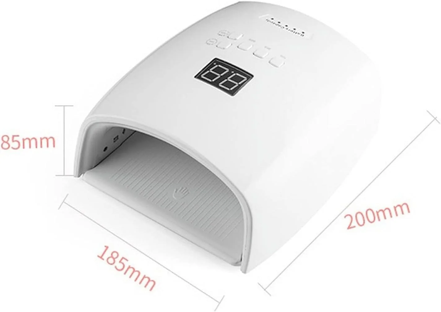 دستگاه خشک کن لاک ناخن، دستگاه قابل شارژ 48 وات بی سیم مدل S10 مناسب پدیکور و مانیکور، چراغ LED حرفه ای