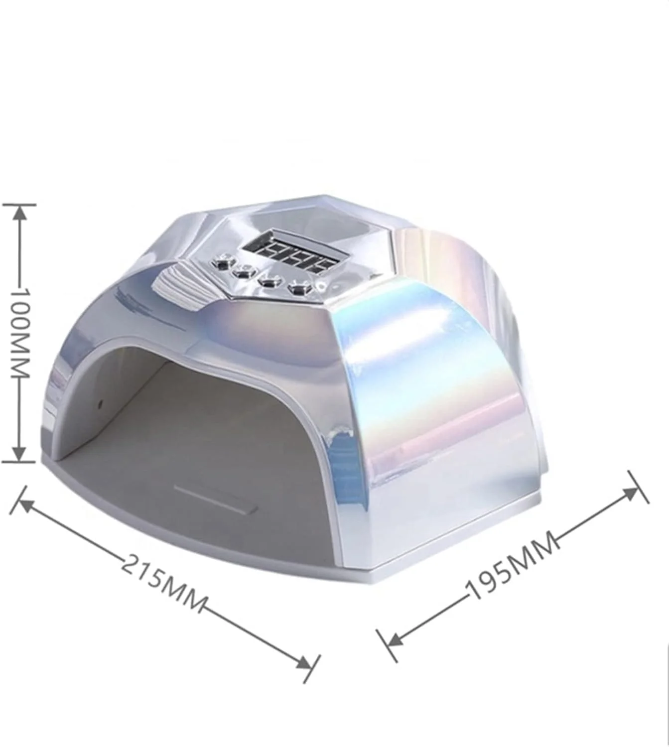 دستگاه خشک کن لاک ناخن LED با توان 83 وات و 42 لامپ LED برای خشک کردن لاک ژل، دارای سنسور خودکار 10/30/60/99 ثانیه، ابزار مانیکور