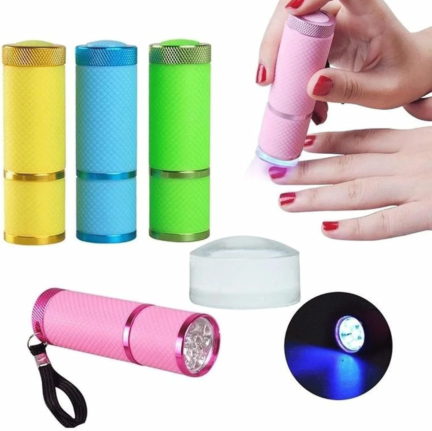 چراغ ناخن، چراغ LED دستی برای خشک کردن سریع لاک ژل (رنگ: 2)
