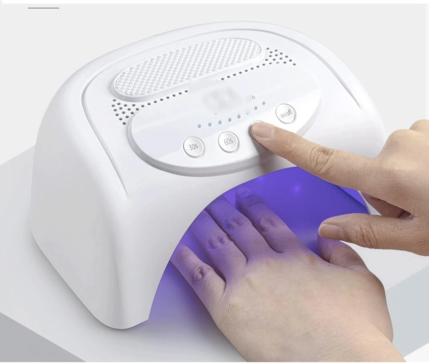 دستگاه خشک کن لاک ناخن LED، 48 وات، مناسب برای هنر ناخن، خشک کردن سریع لاک ژل با پد خشک کن ناخن برای تجهیزات هنر ناخن