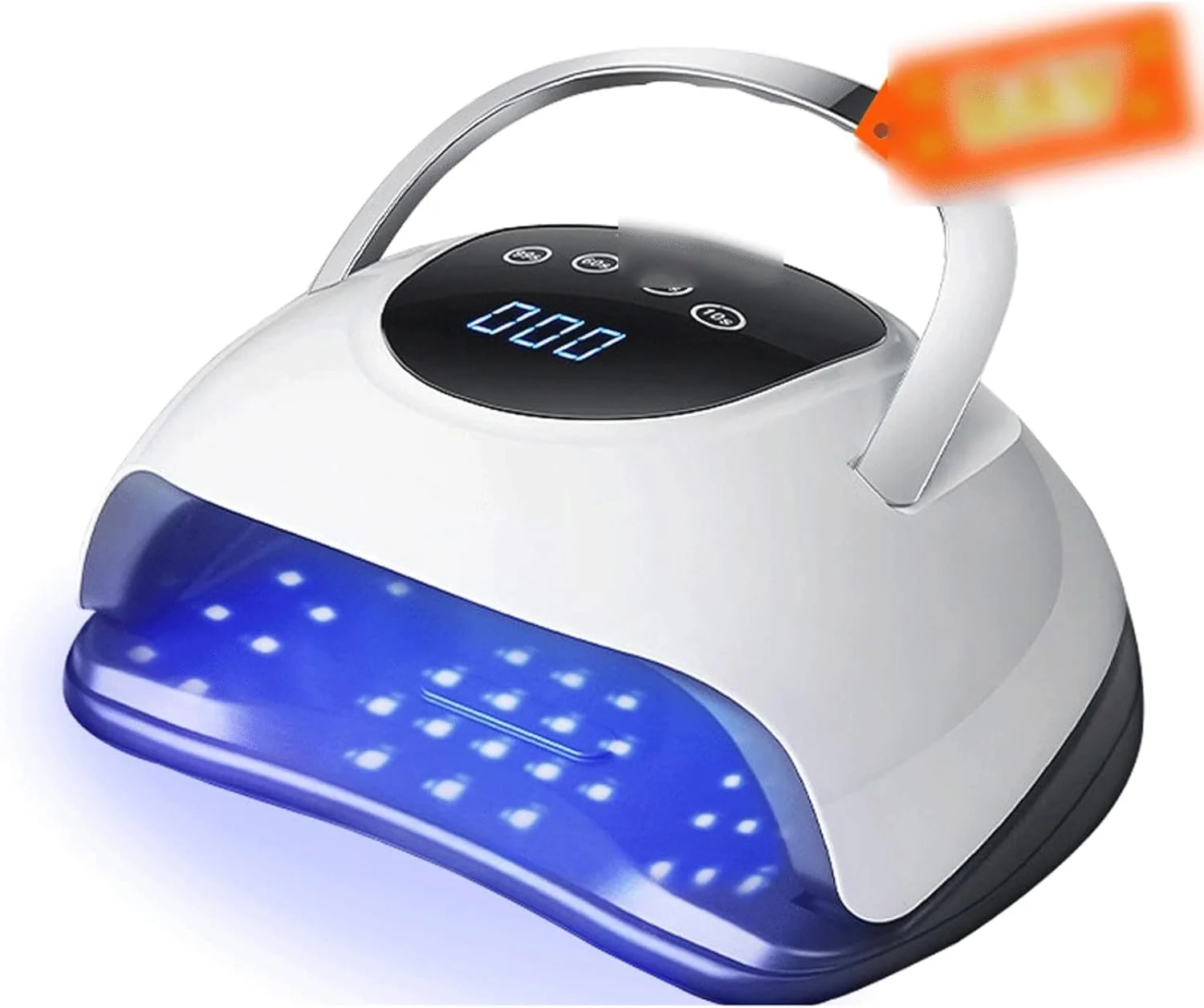دستگاه خشک کن لاک ناخن 114 وات، دارای 57 لامپ ال ای دی، مناسب برای خشک کردن انواع لاک ژل، حرفه ای