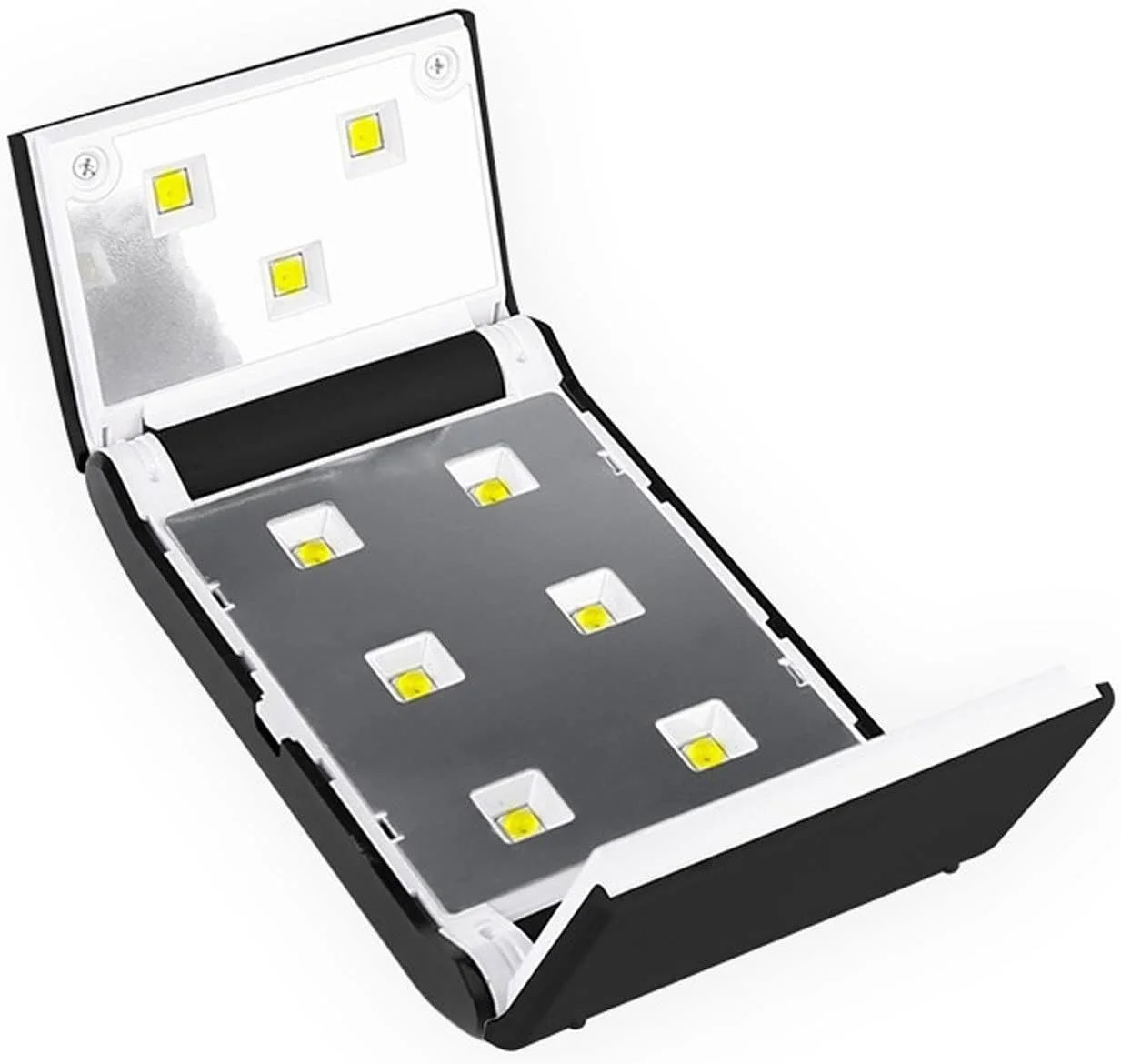 دستگاه خشک کن لاک ناخن، مینی ال ای دی قابل حمل با کابل USB، مناسب برای استفاده خانگی، ابزار مانیکور (رنگ: سبز)