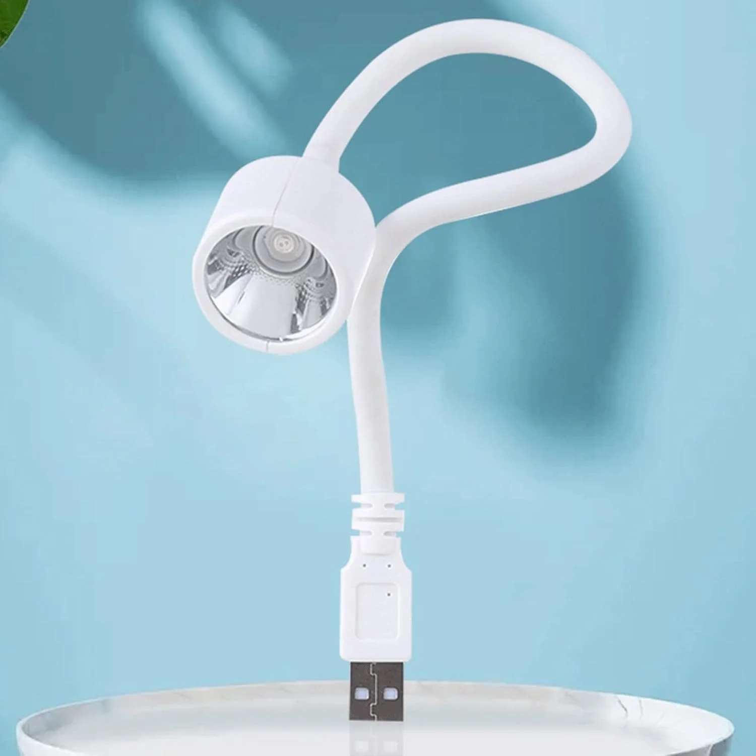 چراغ ناخن، چراغ ال ای دی تاشو USB برای لاک ناخن، خشک کردن چسب، ابزار پخت منعطف هنر ناخن