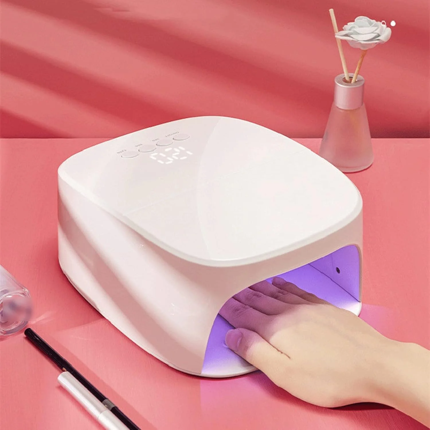 دستگاه خشک کن لاک ناخن 60 وات ART ART ART قابل شارژ USB