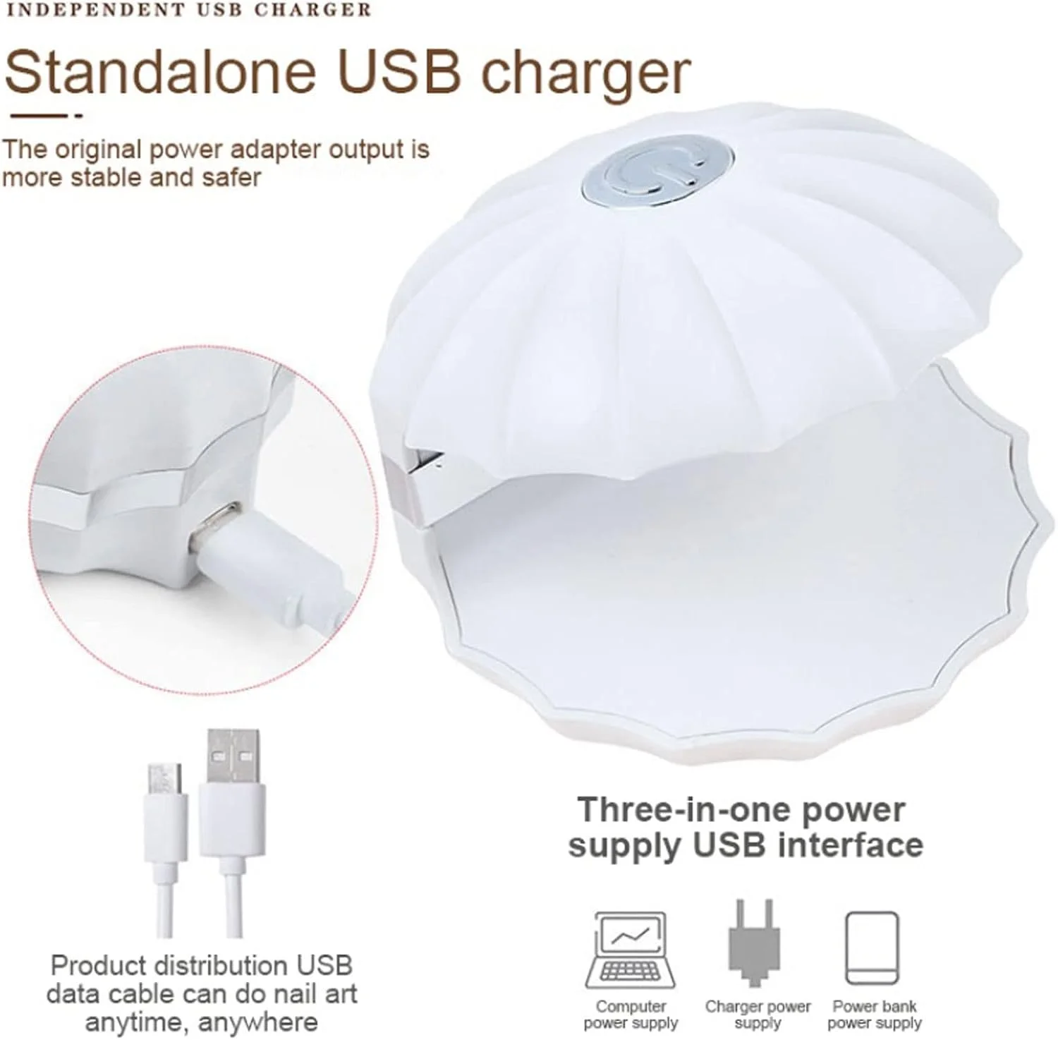 دستگاه خشک کن لاک ناخن، دستگاه کوچک قابل حمل برای خشک کردن سریع لاک ژل