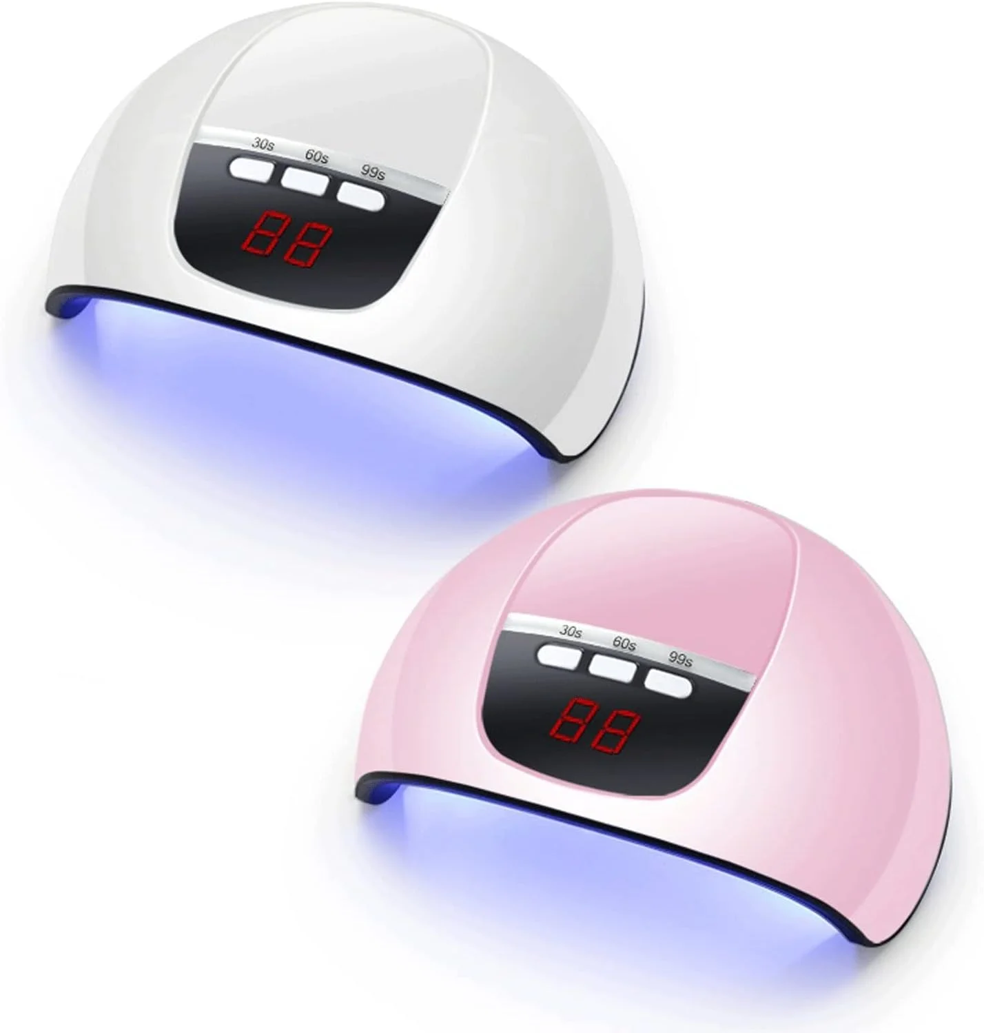 دستگاه خشک کن لاک ناخن، ابزار حرفه ای LED برای درمان نوری و خشک کردن سریع ژل (رنگ: 1)