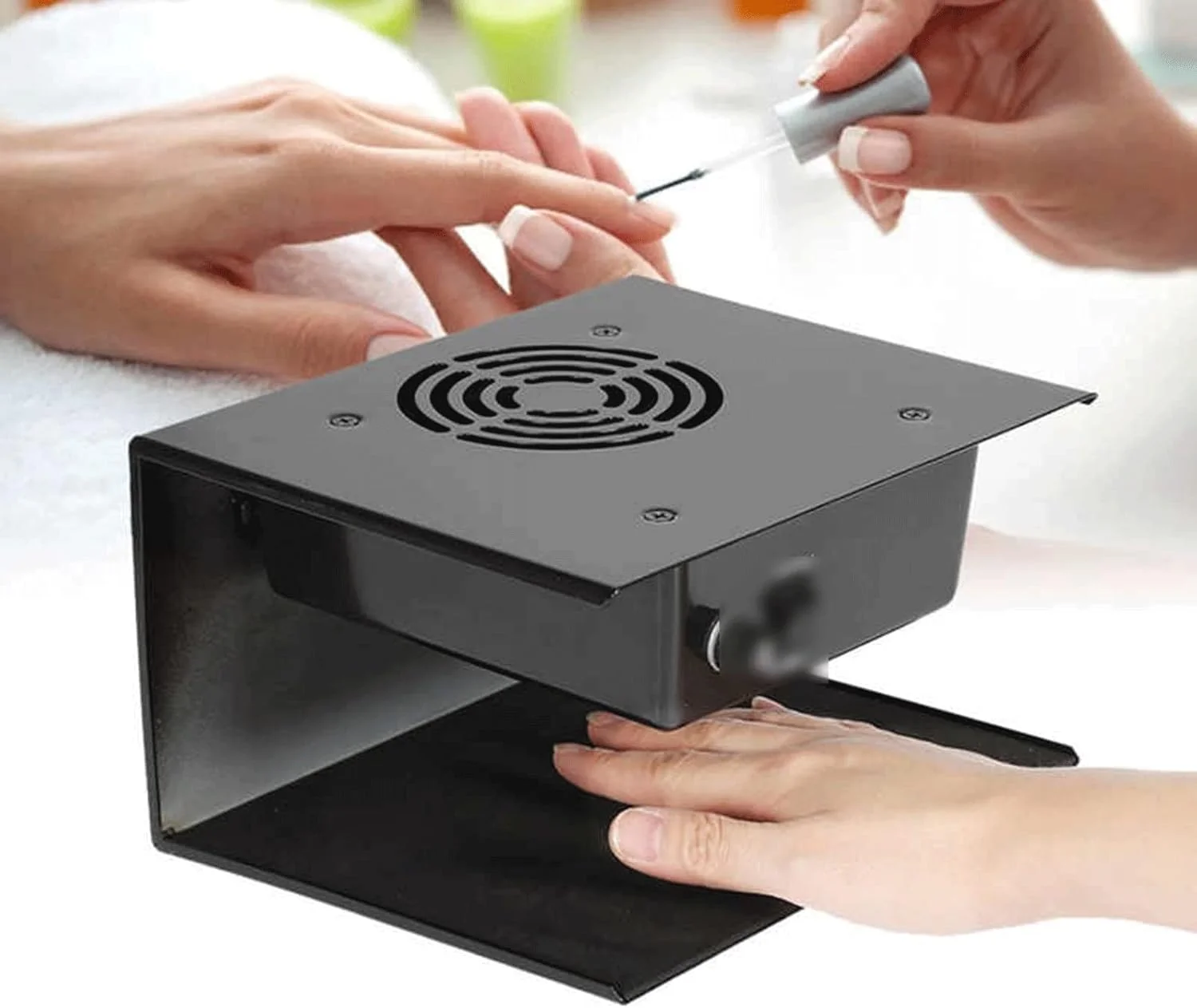 دستگاه خشک کن لاک ناخن، فن هوا برای هنر ناخن، خشک کن ژل برای خشک کردن سریع ژل، دستگاه خشک کن ناخن با هوای سرد و گرم