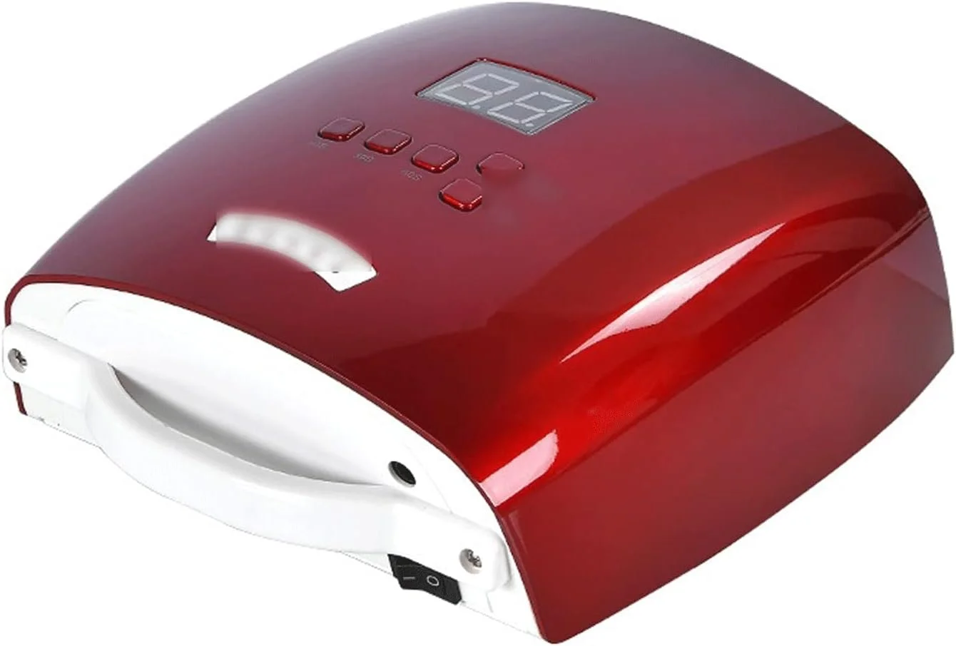 دستگاه خشک کن لاک ناخن، قابل شارژ، مناسب برای پدیکور، ژل بیلدر، بی سیم، مناسب برای هنر ناخن (رنگ: 1)