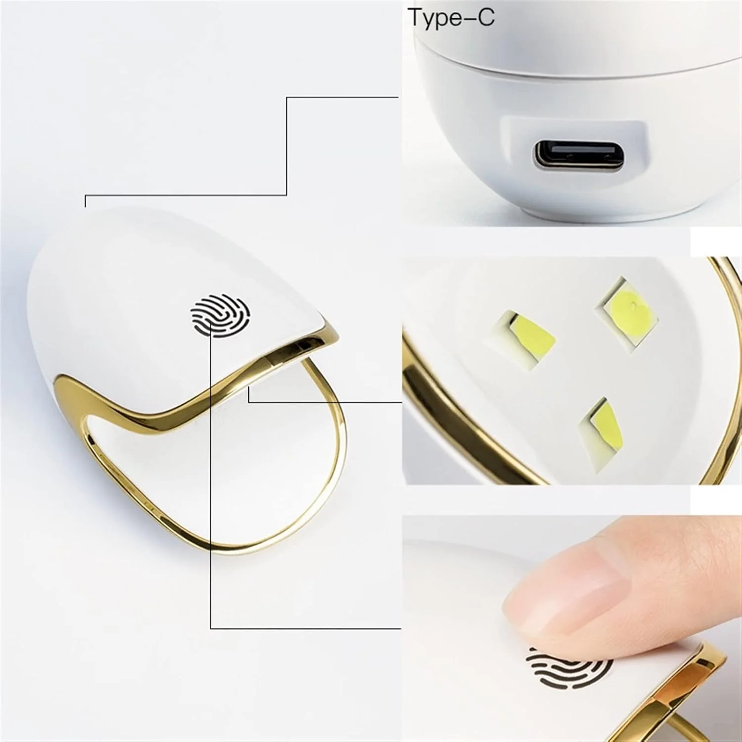 دستگاه خشک کن لاک ناخن، مینی لامپ خشک کن ناخن 6 وات، دستگاه مانیکور تک انگشتی، لامپ خشک کننده سریع، چراغ ال ای دی، لامپ سوئیچ اثر انگشت برای لاک ژل دستگاه خشک کن لاک ناخن، مینی لامپ خشک کن ناخن 6 وات، دستگاه مانیکور تک انگشتی، لامپ خشک کننده سریع، چراغ ال ای دی، لامپ سوئیچ اثر انگشت برای لاک ژل