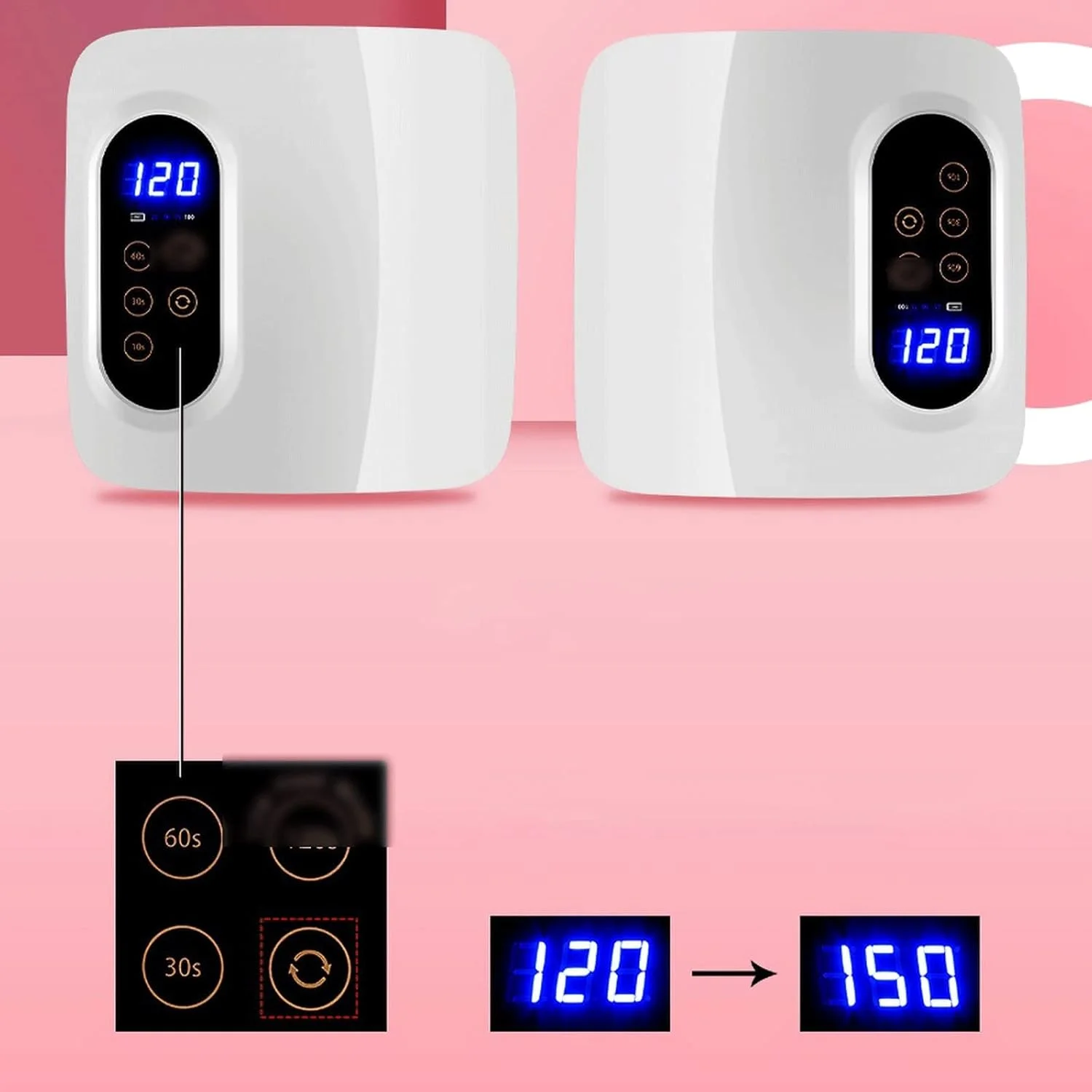 دستگاه خشک کن لاک ناخن 72 وات