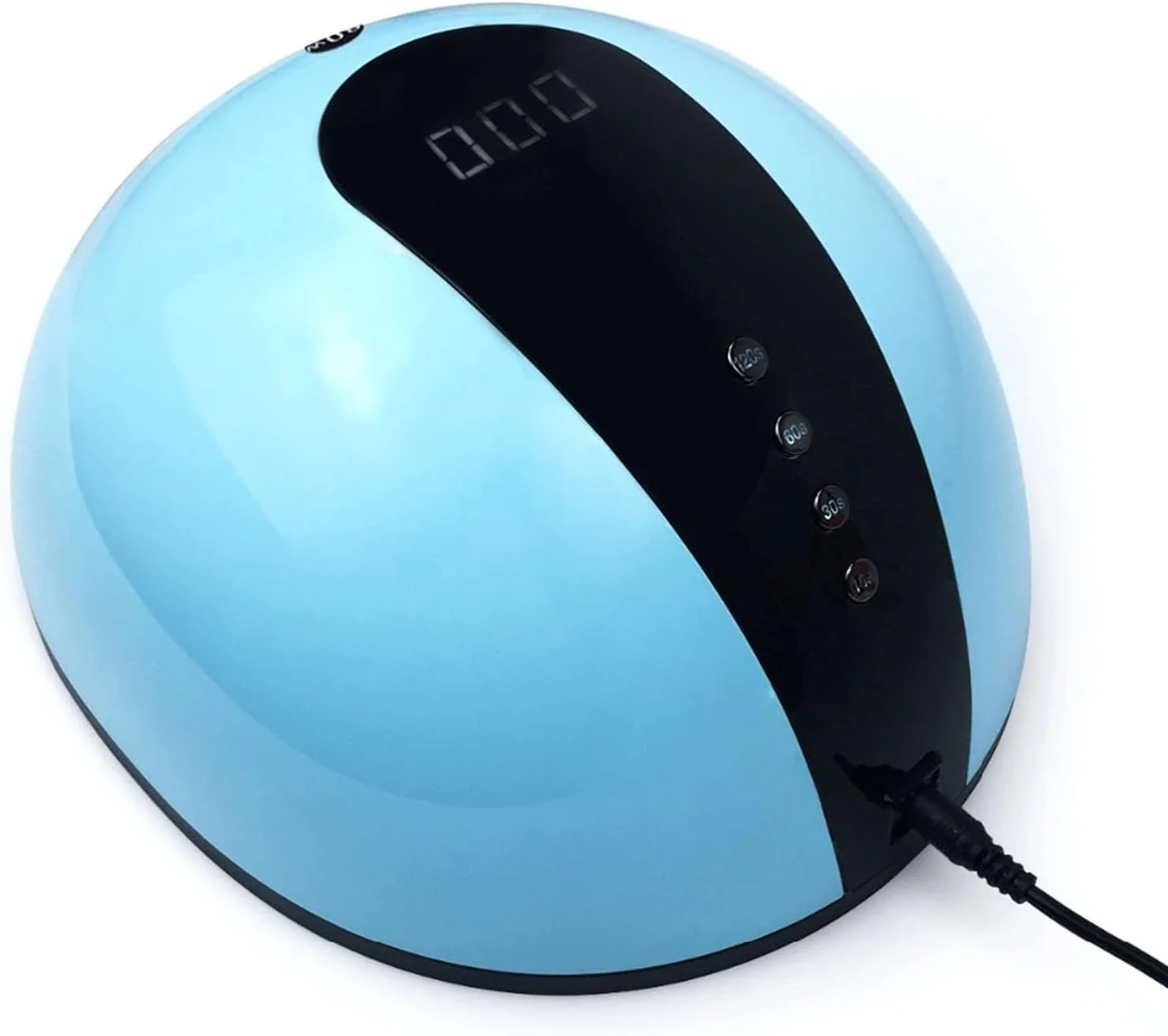 دستگاه خشک کن لاک ناخن LED حرفه ای 72 وات، منبع نور دوگانه، ابزار هنری برای درمان ناخن در سالن