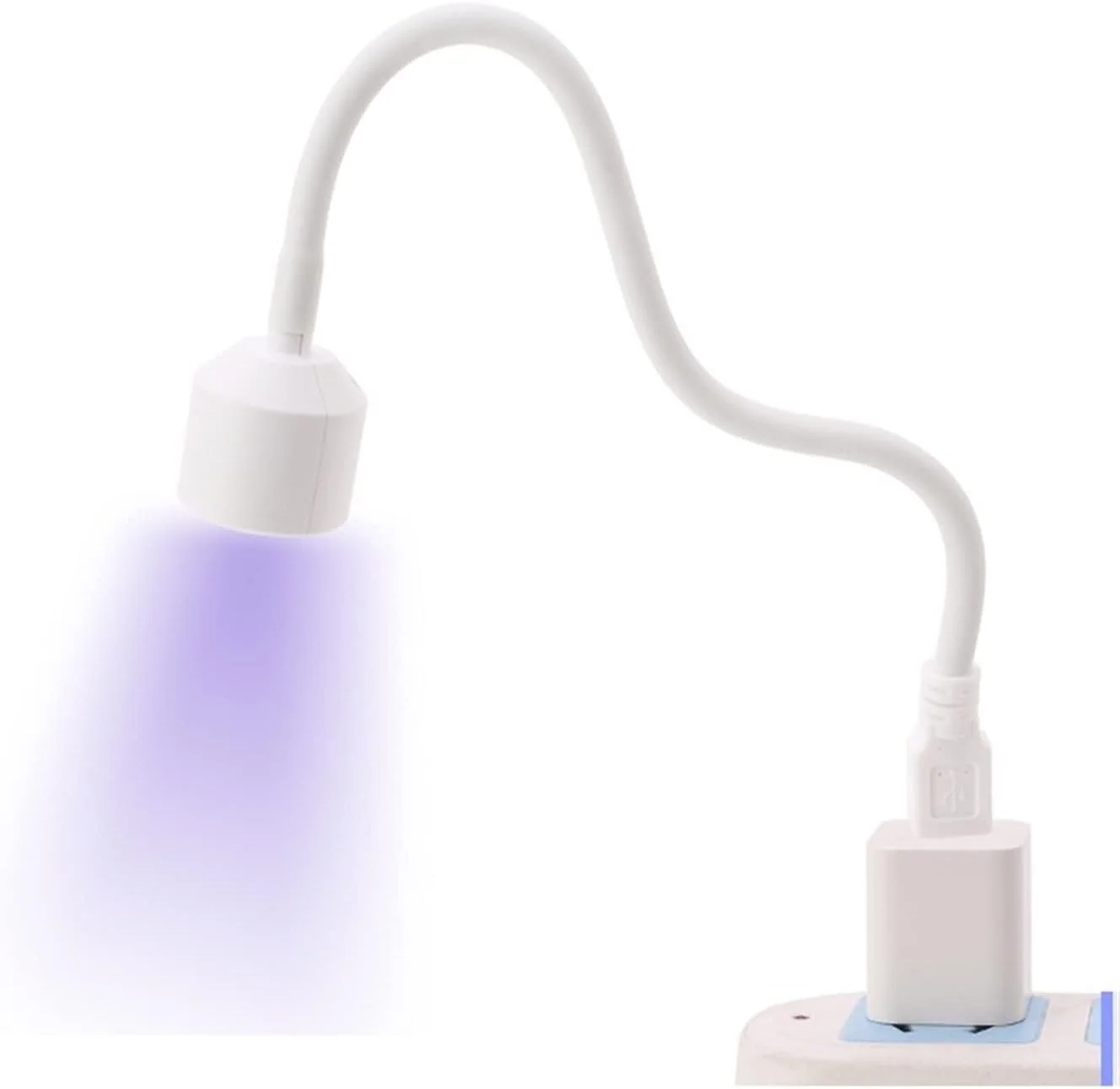 چراغ ناخن، 1 عدد چراغ کوچک مانیکور 6 واتی تک انگشتی، چراغ فتوتراپی مانیکور، چراغ LED کوچک قابل حمل برای خشک کردن ناخن