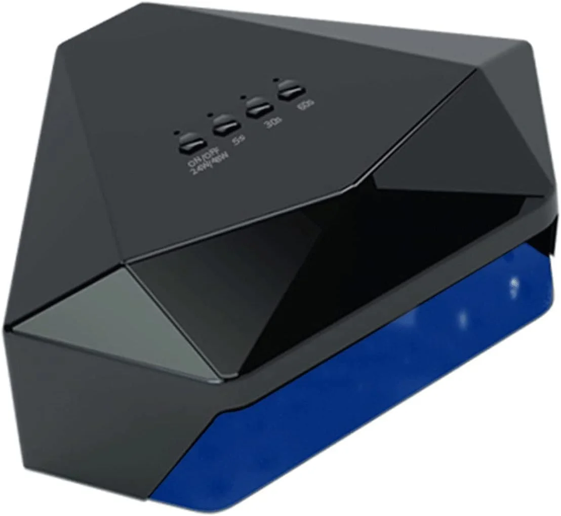 چراغ ناخن، نور ژل هنر ناخن برای ابزارهای هنر ناخن 48 وات خشک کن الماسی ال ای دی سبک