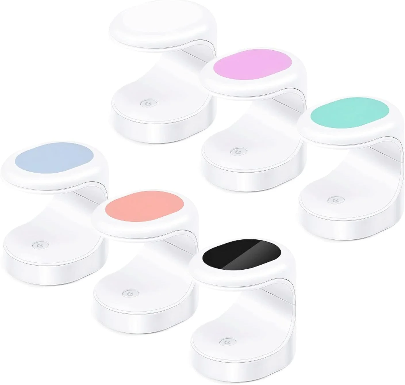 دستگاه خشک کن لاک ناخن، خشک کن سریع لاک ژل، چراغ LED، اتصال USB شیک 16 واتی، ابزار طراحی ناخن (رنگ: 2)