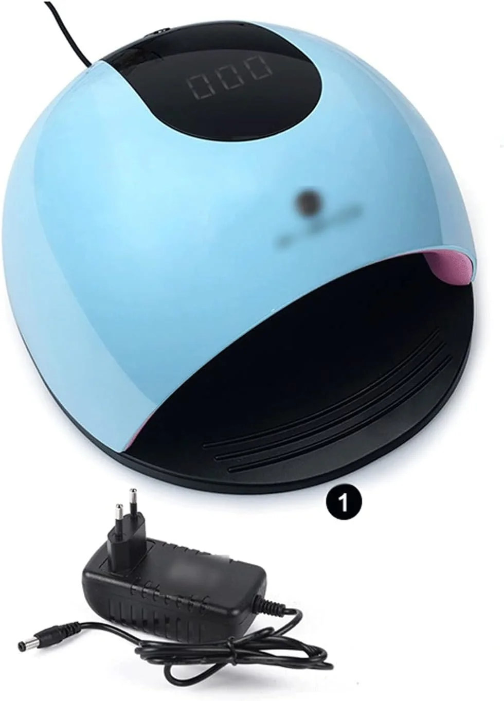 دستگاه خشک کن لاک ناخن LED حرفه ای 72 وات، منبع نور دوگانه، ابزار هنری برای درمان ناخن در سالن
