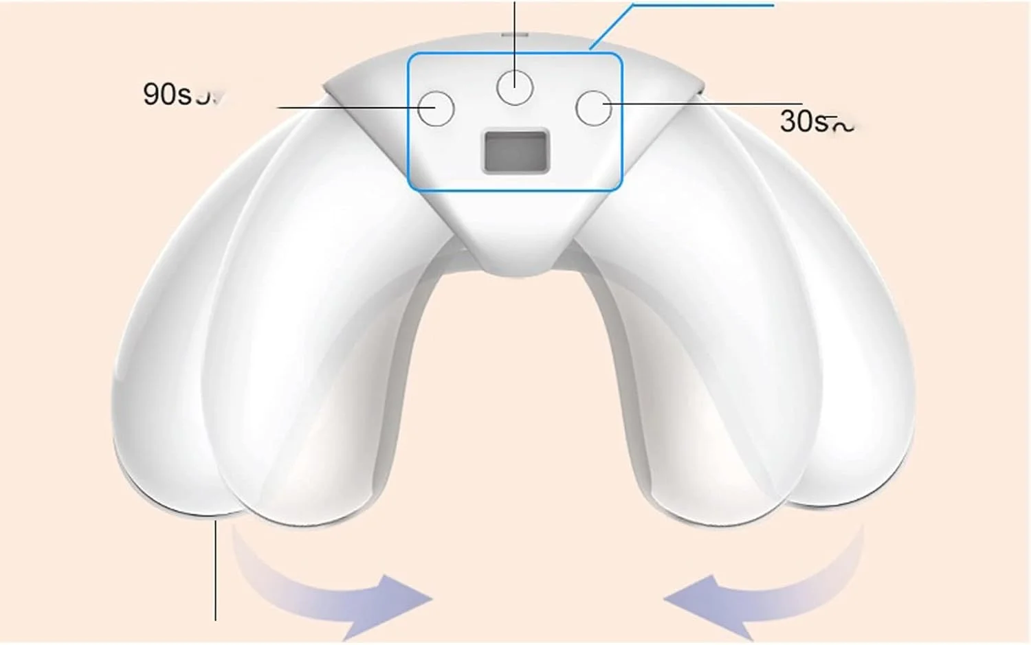 چراغ ناخن، چراغ LED برای خشک کردن لاک ناخن، دستگاه خشک کن ناخن برای خشک کردن انواع لاک ژل، تاشو و اتوماتیک برای استفاده خانگی
