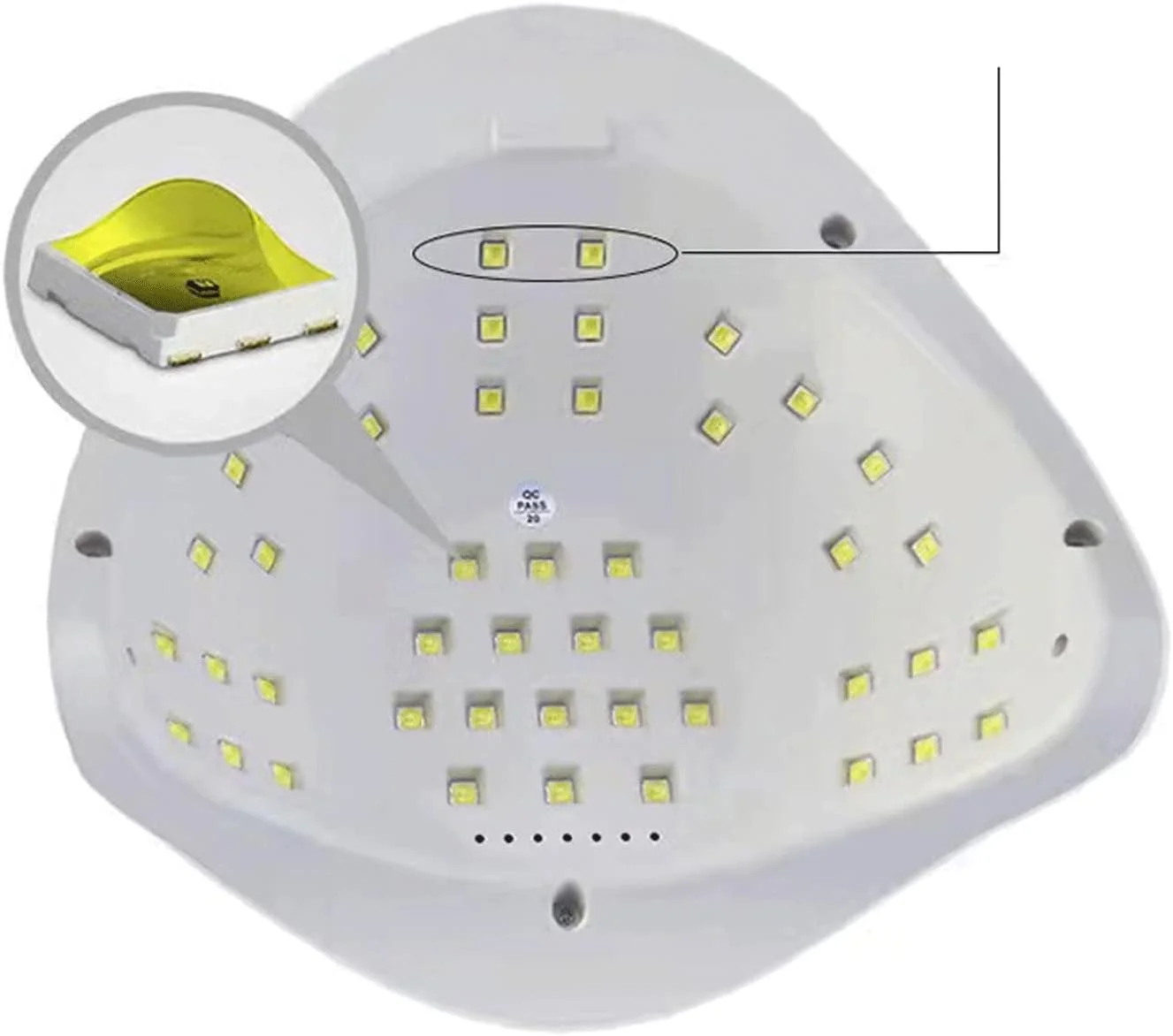 دستگاه خشک کن لاک ناخن، لامپ ال ای دی برای خشک کردن انواع لاک ژل با تجهیزات و ابزار ARMAN