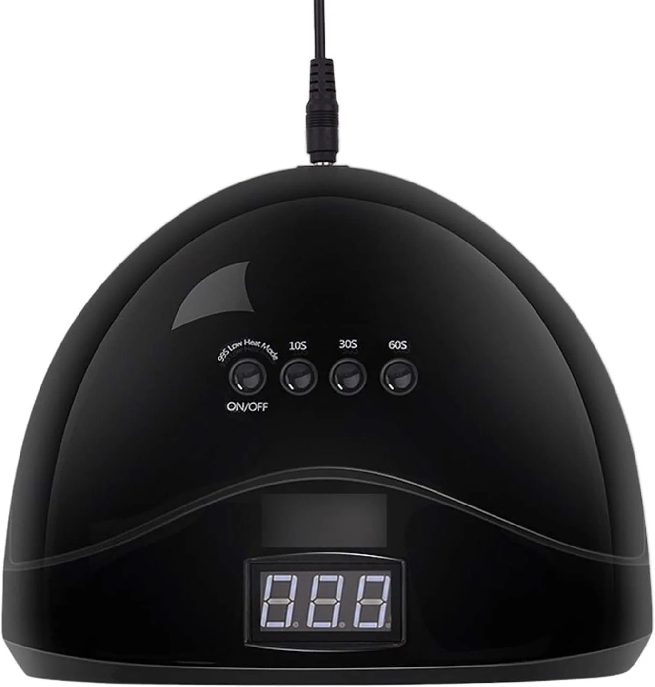 دستگاه خشک کن لاک ناخن LED 48 وات مناسب مانیکور، دارای 30 لامپ LED، خشک کننده لاک ژل، دارای 4 تایمر با نمایشگر LCD، ابزار ناخن