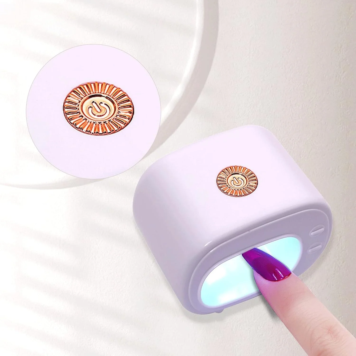 دستگاه خشک کن لاک ناخن 12 وات LED با اتصال USB، مناسب برای خشک کردن سریع لاک ژل (رنگ: 2)