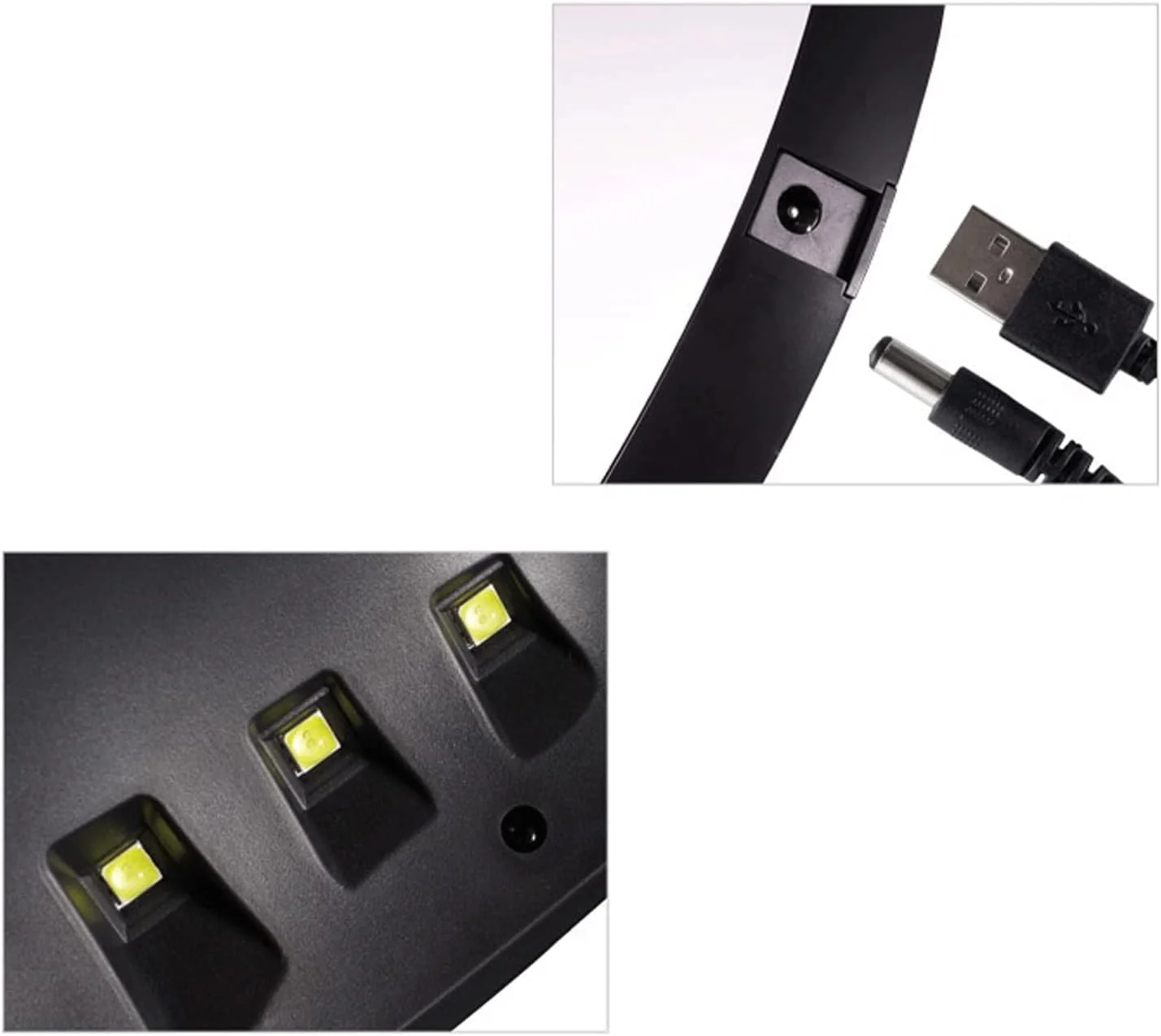 دستگاه خشک کن لاک ناخن قابل شارژ 36 وات، دستگاه خشک کن ژل ناخن با تایمر 60 ثانیه، 90 ثانیه و 120 ثانیه