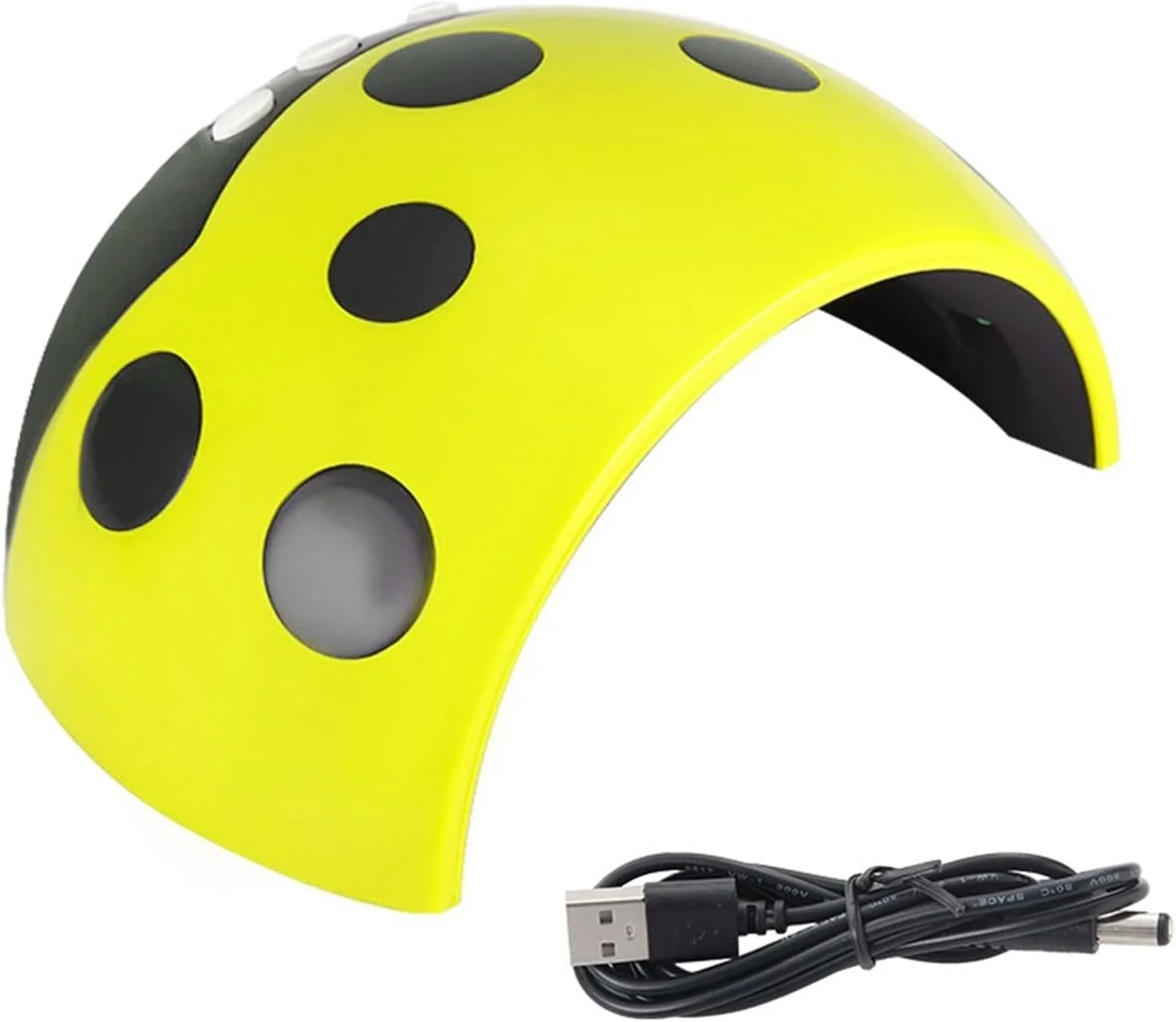 دستگاه خشک کن لاک ناخن 24 وات برای ژل ناخن، مناسب مانیکور، دارای صفحه نمایشگر با 3 زمان مختلف، دستگاه طراحی ناخن با پورت USB