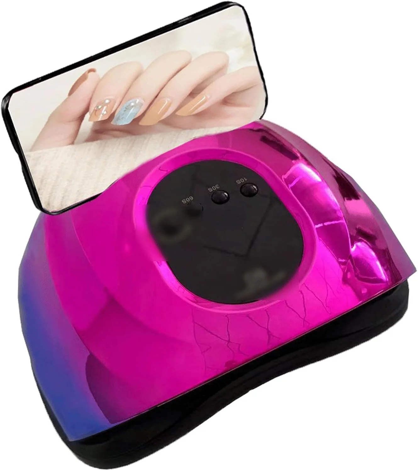 دستگاه خشک کن لاک ناخن 114 وات، 57 لامپ ال ای دی، مناسب برای مانیکور و پدیکور با سنسور هوشمند (رنگ: 2)
