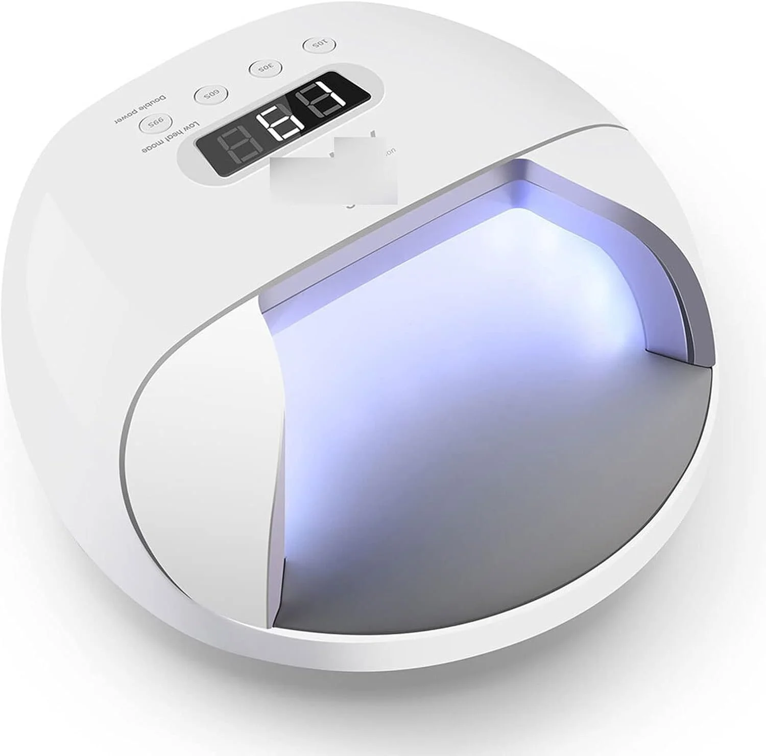 دستگاه خشک کن لاک ناخن LED، لامپ یخی 48 وات برای مانیکور، ابزار خشک کردن لاک ژل