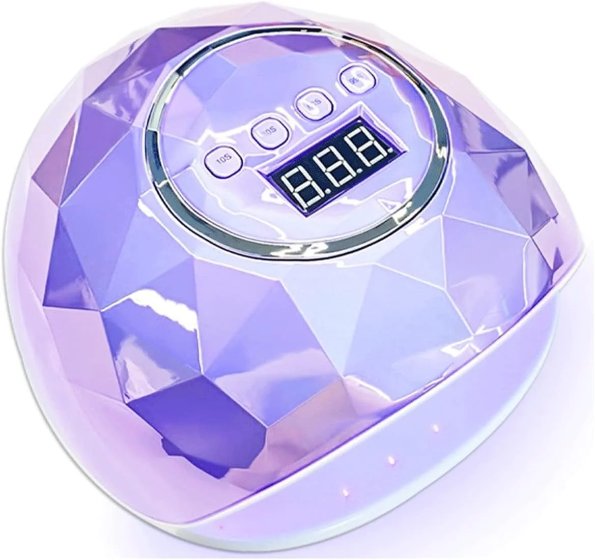دستگاه خشک کن لاک ناخن، ۷۸ وات، حرفه ای، دارای ۳۹ لامپ ال ای دی، خشک کننده سریع انواع لاک ژل، دارای سنسور هوشمند و تایمر