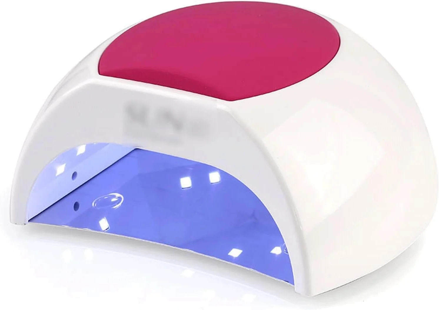 دستگاه خشک کن لاک ناخن، خشک کن لاک ناخن 2 LED با حسگر مادون قرمز به همراه پد سیلیکونی صورتی