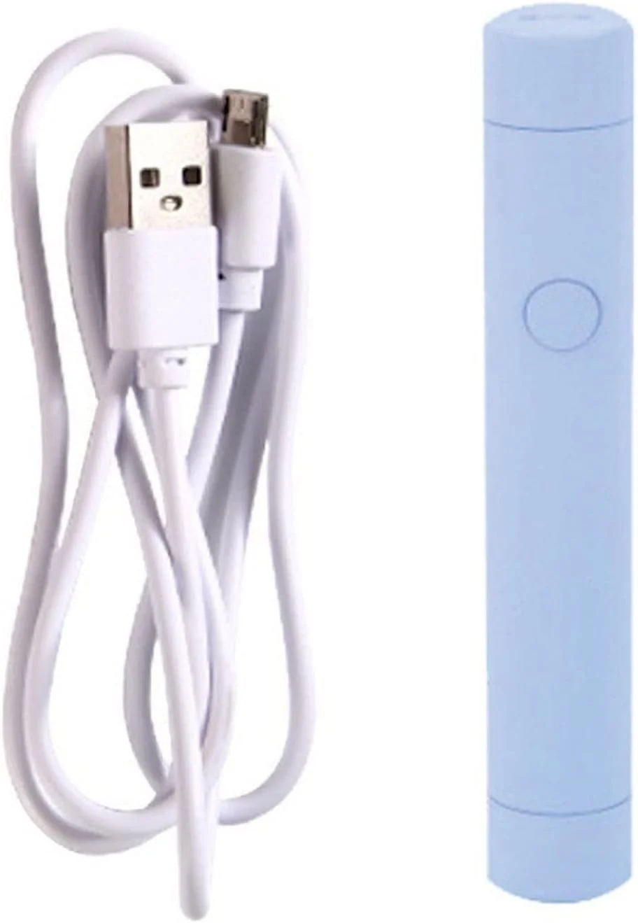 چراغ ناخن، چراغ ناخن کوچک با قابلیت ذخیره باتری، چراغ قلمی USB قابل حمل، چراغ پخت اتوماتیک LED برای دستگاه لایت تراپی (رنگ: Hortel)