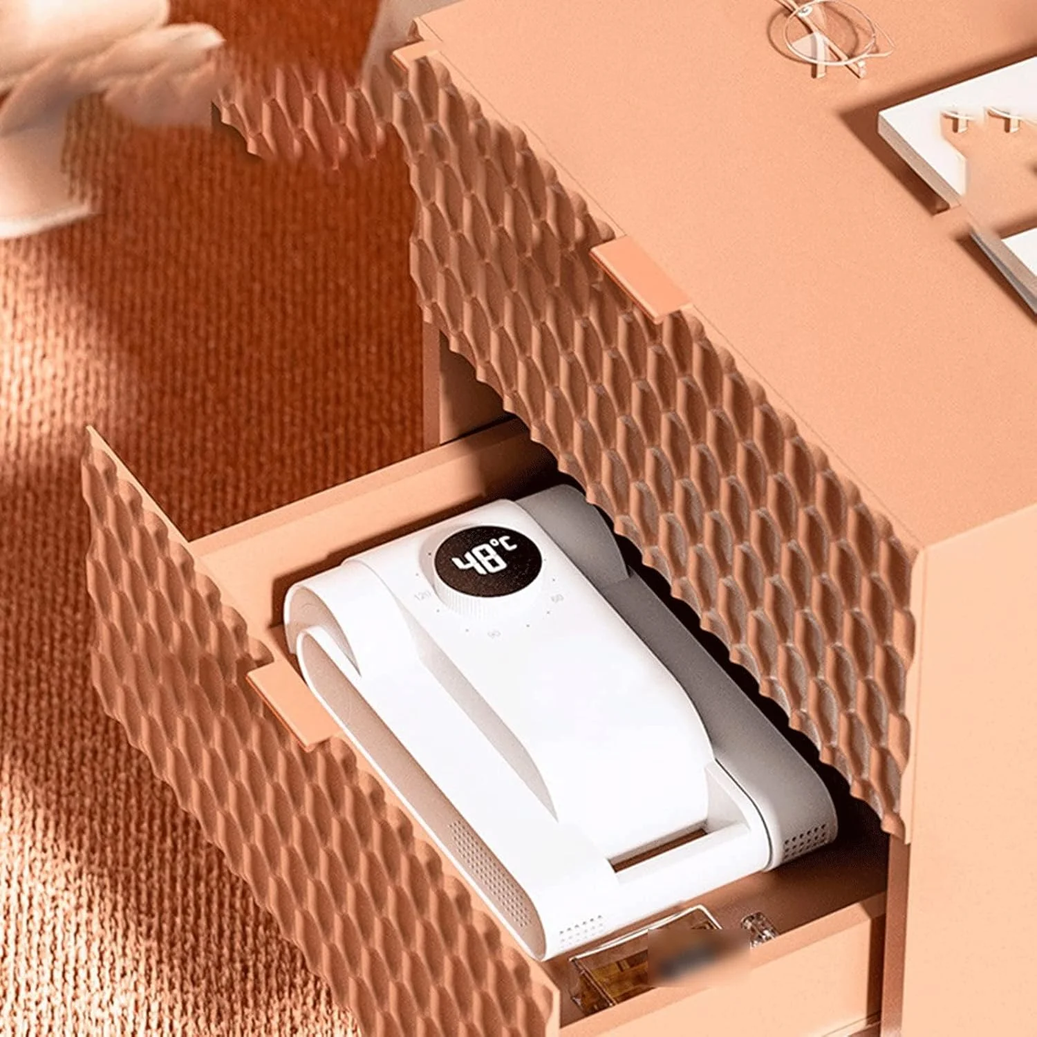 دستگاه خشک کن ناخن، گرم کننده سریع کفش، بخاری کفش با تایمر 120 دقیقه و خشک کن با دمای ثابت