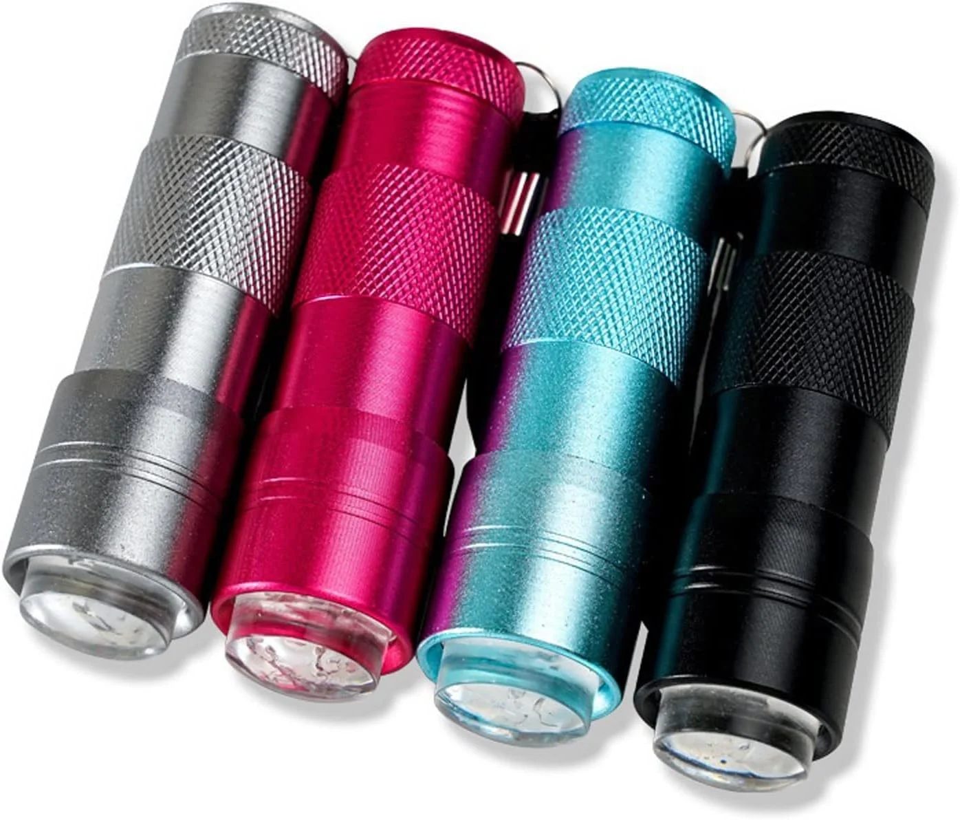 چراغ ناخن، مینی چراغ خشک کن ناخن ژلی، چراغ هنری ناخن ژل اکریلیک، دستگاه 12 عدد چراغ ال ای دی، ابزار مانیکور (رنگ: نقره ای)